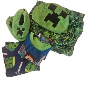 Minecraft Jammies and Slippers